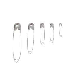 Silver Safety Pins Kit With Storage Box for Clothes Sewing And Jewelry Making DIY Handmade Craft Accessories Tools Set