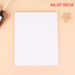White Black Blank Square Artist Canvas For Oil Painting On Canvas, Acrylic Watercolor Oil Paint With Wood Frame As Primer