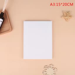 White Black Blank Square Artist Canvas For Oil Painting On Canvas, Acrylic Watercolor Oil Paint With Wood Frame As Primer