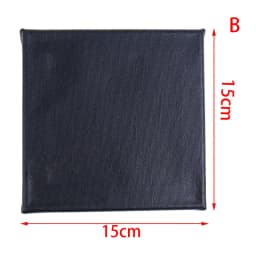 White Black Blank Square Artist Canvas For Oil Painting On Canvas, Acrylic Watercolor Oil Paint With Wood Frame As Primer