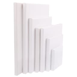 White Black Blank Square Artist Canvas For Oil Painting On Canvas, Acrylic Watercolor Oil Paint With Wood Frame As Primer