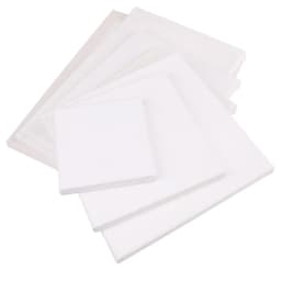 White Black Blank Square Artist Canvas For Oil Painting On Canvas, Acrylic Watercolor Oil Paint With Wood Frame As Primer