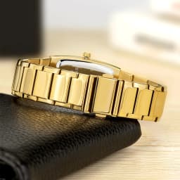 WWOOR 2026 New Square Watch Men with Automatic Week Date Luxury Stainless Steel Gold Mens Quartz Wrist Watches Relogio Masculino