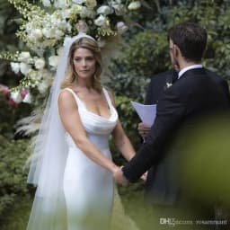 2T White Ivory Black Bridal Elbow Length Cut Edge Wedding Veil With Comb Tulle Bridal Veils Vail Voille De Mariage