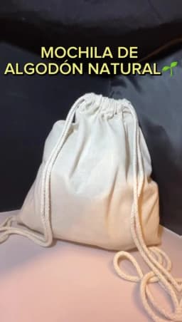 Paquete De Mochilas De Algodón Natural ECO Reutilizables En Tamaños 45x39 Cm Para Manualidades Pintura Y Excursiones Con Cierre De Cordón 50/100/200 Unidades