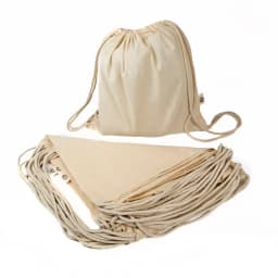 Paquete De Mochilas De Algodón Natural ECO Reutilizables En Tamaños 45x39 Cm Para Manualidades Pintura Y Excursiones Con Cierre De Cordón 50/100/200 Unidades