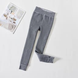 Kids Girls Polar Fleece Lining Stripes Pantyhose Plus Velvet Thick Warmth Cotton Winter Leggings Baby Child Keep Warm Stockings