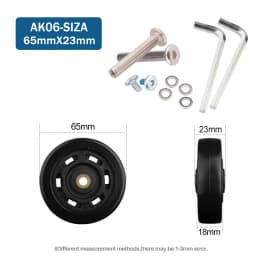 Luggage Wheels Replacement Trolley Case Pulley Wheel Mute Universal Accessories 20-28 Inch Suitcase Wheels Caster for Luggage