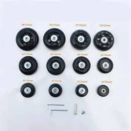 Luggage Wheels Replacement Trolley Case Pulley Wheel Mute Universal Accessories 20-28 Inch Suitcase Wheels Caster for Luggage