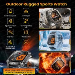 2026 New 1400mAh Battery Smart Watch GPS path Bluetooth Call 10ATM Waterproof Swim Sport Run Hiking Outdoors Military Smartwatch