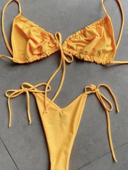 RUOTONGSEPT Low Waist Bikinis 2023 Triangle Swimwear Female Swimsuit Women Print Bikini set two-Piece Suit Push Up Bathing Suit