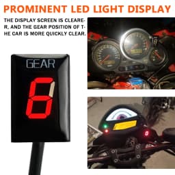 Gear Indicator For Kawasaki ZX6R ZX-6R ZX6RR ZX-6RR ER-6N ER-6F Z750 Z1000 Z 750 1000 ER-6N ER6N Motorcycle Gear Display Meter