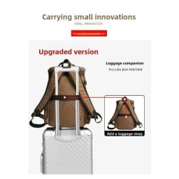 Men's Backpack Vintage Canvas Backpack School Bag Men's Travel Bags Large Capacity Backpack Laptop Backpack Bag Rucksack