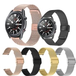 Milanese strap For Samsung Galaxy watch 3 45mm 41mm/Active 2 For Huami Amazfit GTS Bip 20mm 22mm bracelet Huawei GT/2/2e band