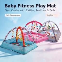 Baby Fitness Frame Crawling Game Blanket Multifunctional Educational Mat Fence Crawling Blanket Infant Rug Enlightenment Toys
