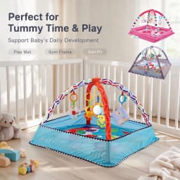 Baby Fitness Frame Crawling Game Blanket Multifunctional Educational Mat Fence Crawling Blanket Infant Rug Enlightenment Toys