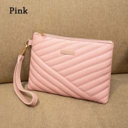 Stylish Women Wristlet Bag Women Leather Envelope Design Bag Shopping Traveling Portable Small Purse Clutch Wallet