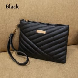 Stylish Women Wristlet Bag Women Leather Envelope Design Bag Shopping Traveling Portable Small Purse Clutch Wallet
