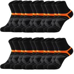 3/5/10/20 Pairs Lot Men's Socks Black Sports Socks Casual Run Autumn Winter High Quality Breathable Male Socks