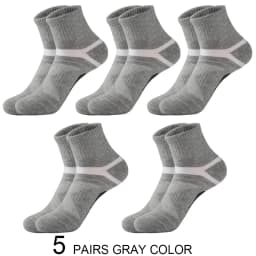 3/5/10/20 Pairs Lot Men's Socks Black Sports Socks Casual Run Autumn Winter High Quality Breathable Male Socks