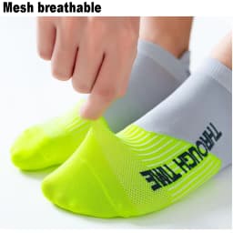 5 Pairs/Lot Spring Summer Men's Sports Running Socks Protective Ankle Socks Thin Breathable Deodorant Fitness Short Socks 38-44