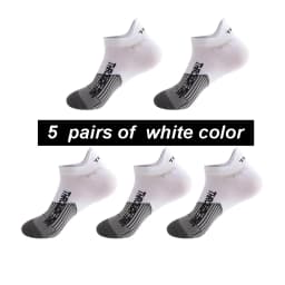 5 Pairs/Lot Spring Summer Men's Sports Running Socks Protective Ankle Socks Thin Breathable Deodorant Fitness Short Socks 38-44