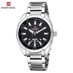 NAVIFORCE Classic Casual Watch for Men Stainless teel Sport Waterproof Male Watches Quartz Date Display Clock Relogio Masculino