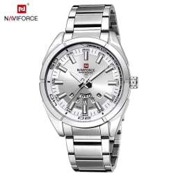 NAVIFORCE Classic Casual Watch for Men Stainless teel Sport Waterproof Male Watches Quartz Date Display Clock Relogio Masculino