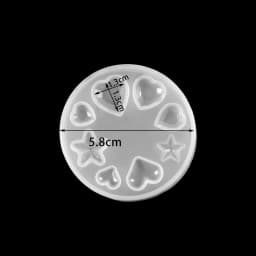 1pcs Silicone Mold half ball Oblate Cabochon Pendant Resin Silicone Mould Handmade Tool Epoxy Resin Molds Jewelry Making