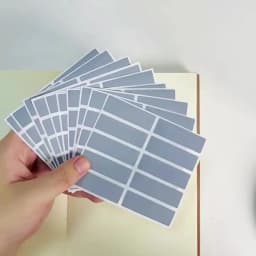 50pcs Reward Scratch Card Film Coated Stickers Scratch Off Labels Diy 'S Redemption Vouchers Scratched Stripe Card Film