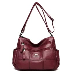 Women Embroidery Tote Bag High Quality Leather Ladies Handbags 2024 Women Shoulder Bag Small Crossbody Bags For Women Sac a Main
