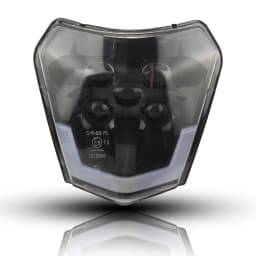 Motorcycle Headlight LED Enduro for KTM EXC XC SX MX XC 125 250 300 450 Universal Supermoto Dirt Bike Motocross Headlights Plate