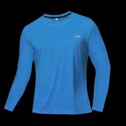 Men's Ice Silk Long Sleeve T-Shirt Quick Dry Breathable Lightweight Cooling Gym Running Fitness Outdoor Casual Sports Top