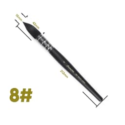 1Peice Watercolor Brush Wood Paint Brush Artist Hand Painting Brushes Water Color Gouache Drawing Art Brush Supplies