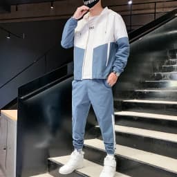 2026 Men Tracksuit Casual Joggers Hooded Sportswear Jackets And Pants 2 Piece Sets Hip Hop Running Sports Suit