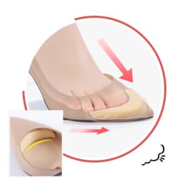 High Heel Cushion Inserts Toe Plug Insoles Shoe Accessories - Adjustable Size Toe Pad for Shoe Yard Comfort