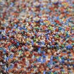 Yantjouet 2.6mm Mini Iron Beads 100g About 10000PCs Pixel Art OPP Bag Packing Hama Beads DIY Puzzles Handmade Gift Toy