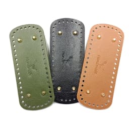 20*8cm Long Oval Bottom for Knitted Bag PU leather Bag Accessories Handmade Bottom DIY Crochet Pad Women Bag Bottom Handbag