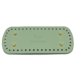 20*8cm Long Oval Bottom for Knitted Bag PU leather Bag Accessories Handmade Bottom DIY Crochet Pad Women Bag Bottom Handbag