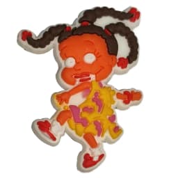 1PCS PVC Cute Cartoon Shoe Charms Naughty Girls Boys Baby Dinosaur Dog Buckle DIY Hole Shoes Accessories Decorations Kid Gift