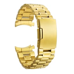 12 14 16 18 19 20 21 22 24mm High Quality Solid Stainless Steel Curved End Watch Strap Wrist Band Bracelet Accessories With Tool