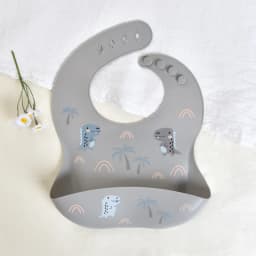 Food Grade Silicone Baby Eating Bibs Easy to Clean Baby Bibs Drool Towels Waterproof Children Silicone Drool Bibs