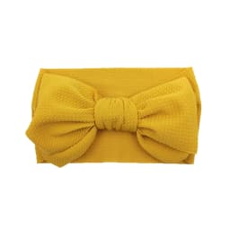 Solid Baby Headband Adjustable Big Bowknot Hair Band Oversize Turban Newborn Headwear For Baby Girls Fashion Hair Accessories
