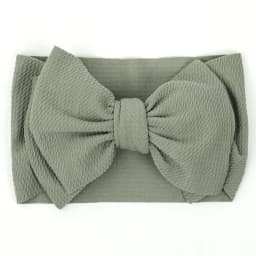 Solid Baby Headband Adjustable Big Bowknot Hair Band Oversize Turban Newborn Headwear For Baby Girls Fashion Hair Accessories