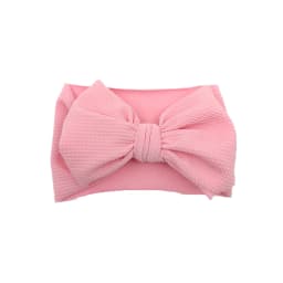 Solid Baby Headband Adjustable Big Bowknot Hair Band Oversize Turban Newborn Headwear For Baby Girls Fashion Hair Accessories