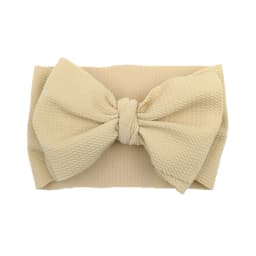 Solid Baby Headband Adjustable Big Bowknot Hair Band Oversize Turban Newborn Headwear For Baby Girls Fashion Hair Accessories