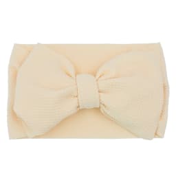 Solid Baby Headband Adjustable Big Bowknot Hair Band Oversize Turban Newborn Headwear For Baby Girls Fashion Hair Accessories