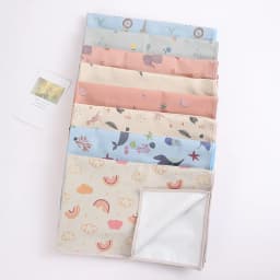 Baby Waterproof Crib Sheet Three Sizes Baby Urine Changing Mat Cotton Reusable Infant Change Diaper Pad Cover Washable Diaper
