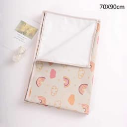 Baby Waterproof Crib Sheet Three Sizes Baby Urine Changing Mat Cotton Reusable Infant Change Diaper Pad Cover Washable Diaper