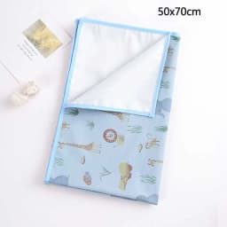 Baby Waterproof Crib Sheet Three Sizes Baby Urine Changing Mat Cotton Reusable Infant Change Diaper Pad Cover Washable Diaper